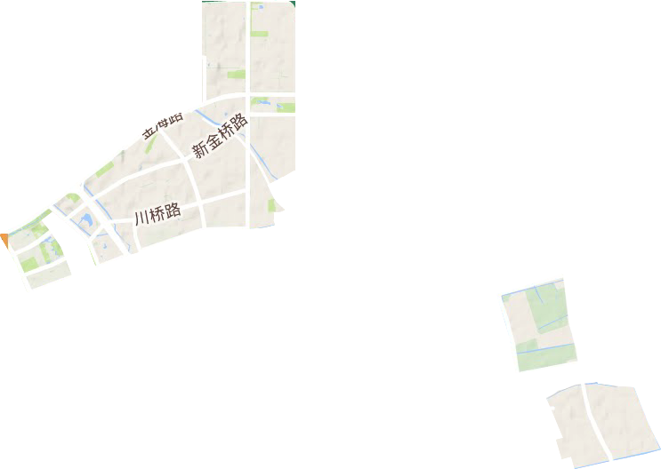 金桥经济技术开发区地形地图