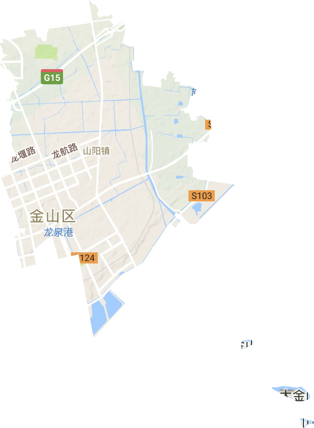 山阳镇地形地图