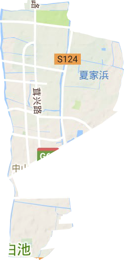 中山街道地形地图