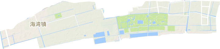 海湾镇地形地图