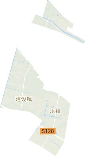 建设镇地形地图
