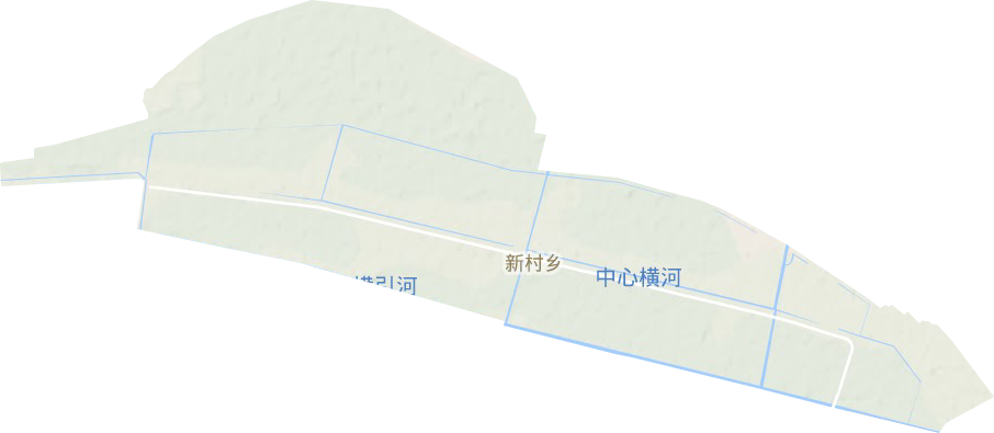 新村乡地形地图