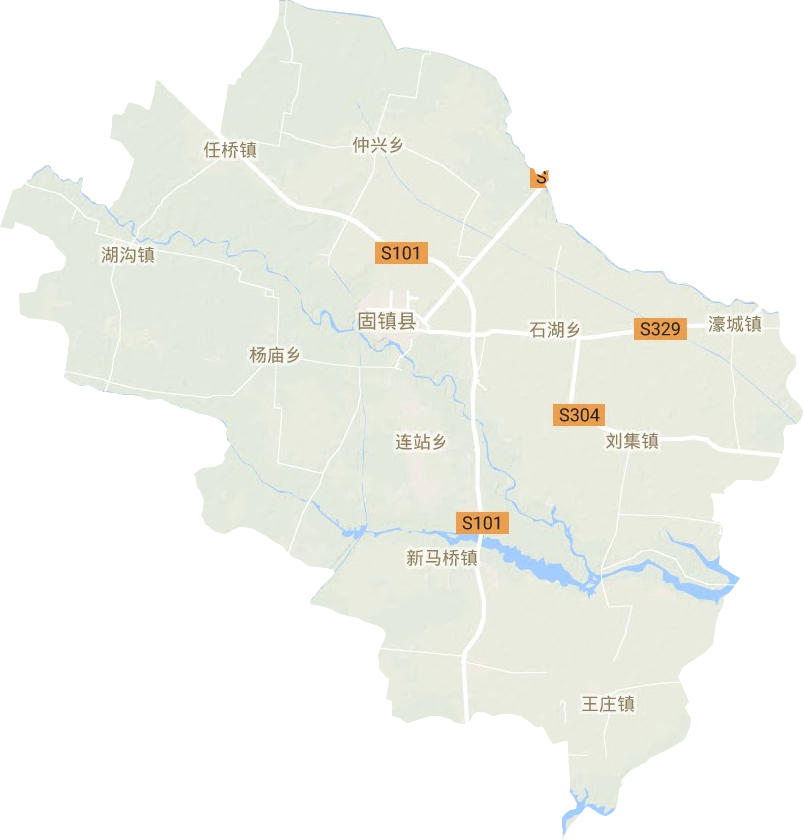 固镇县地形地图