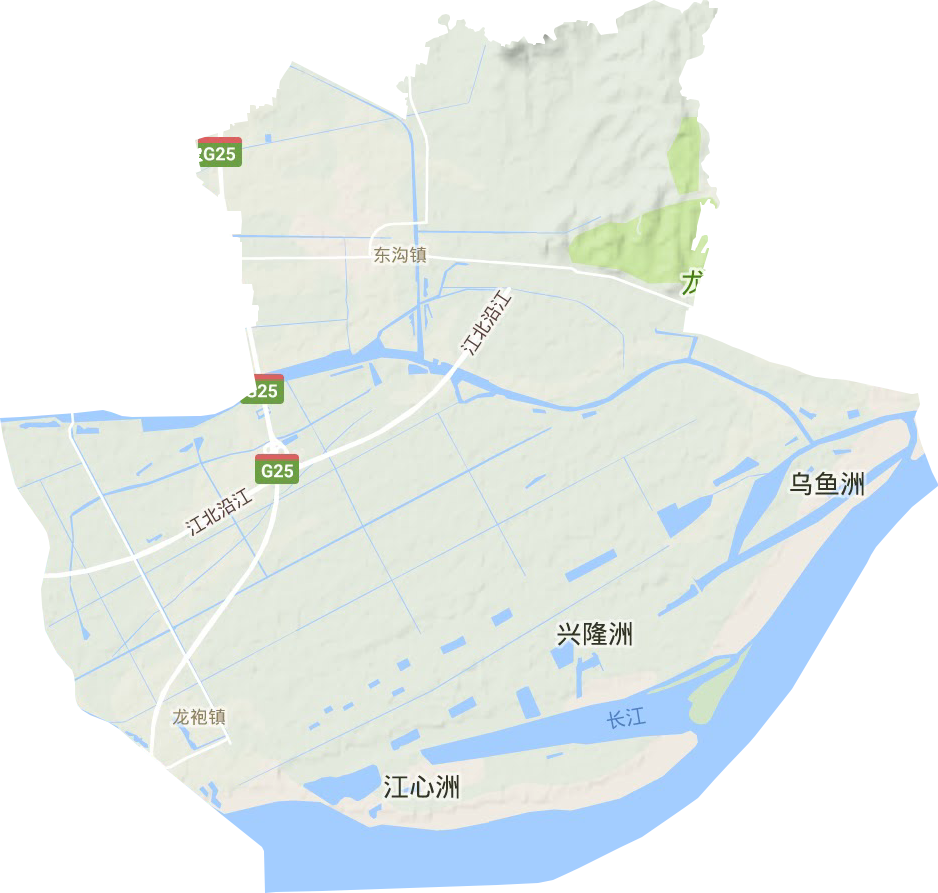 龙袍街道地形地图