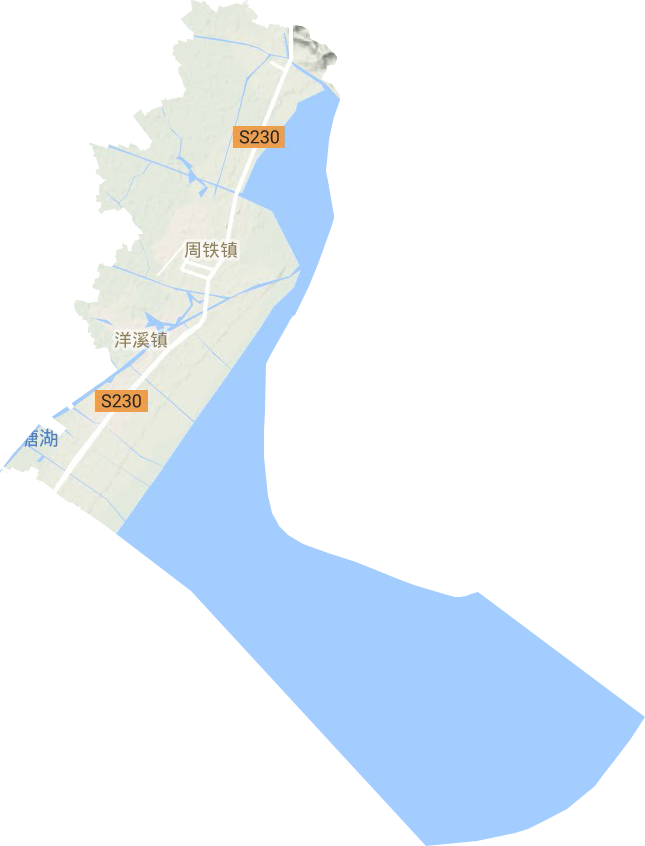 周铁镇地形地图