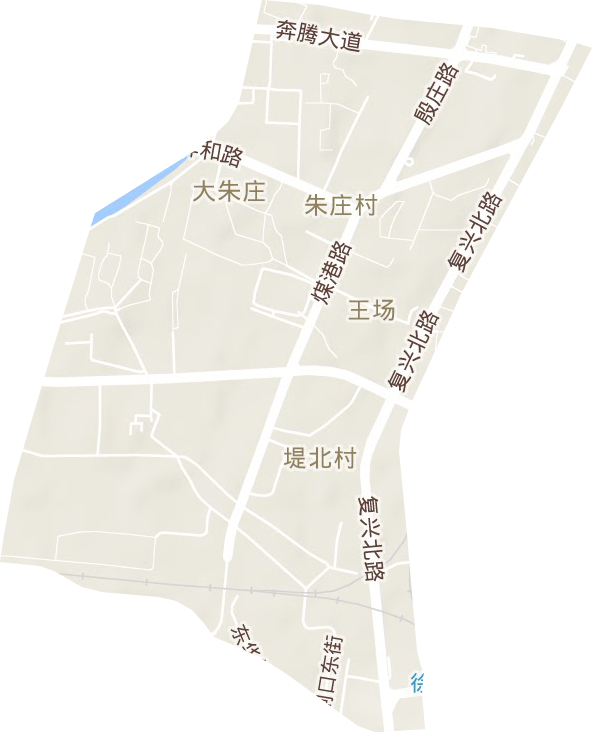 环城街道地形地图