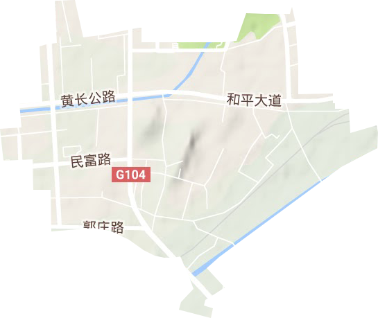 翠屏山街道地形地图