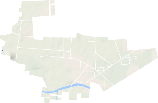 桃园街道地形地图