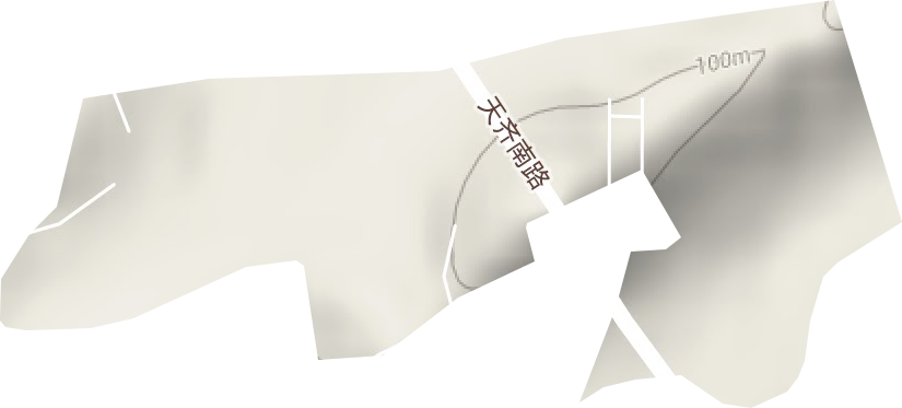 三河尖街道地形地图
