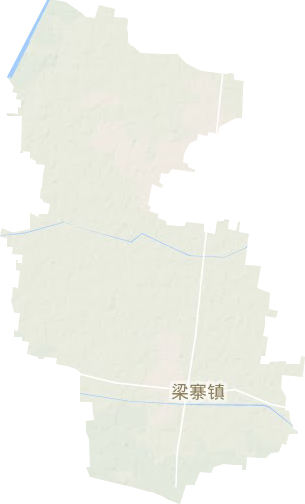 梁寨镇地形地图