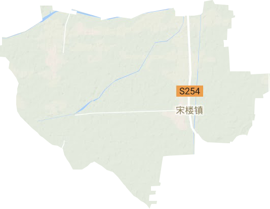 宋楼镇地形地图