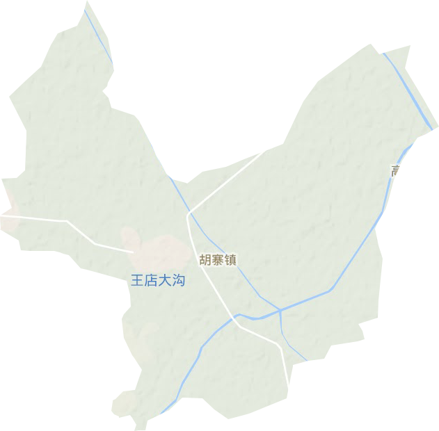 胡寨镇地形地图