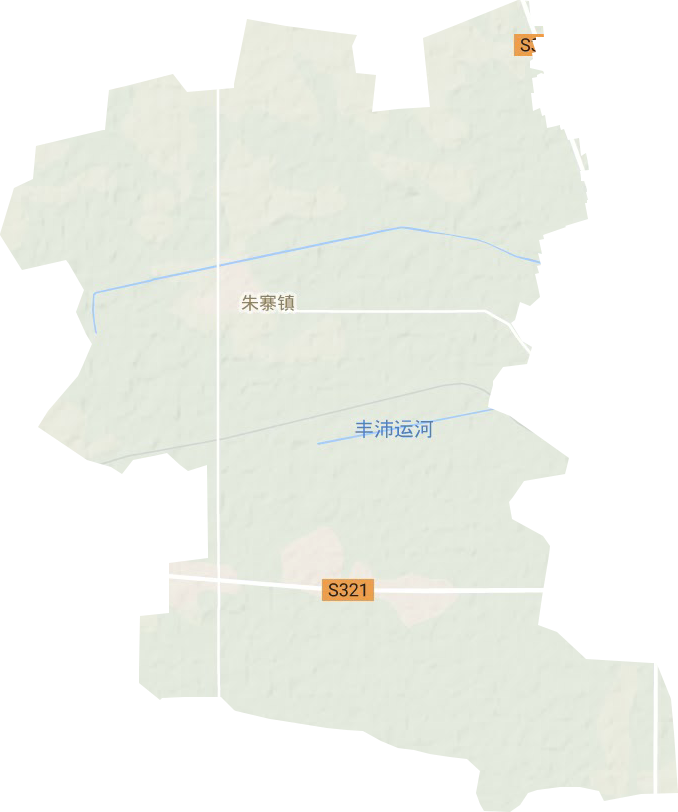 朱寨镇地形地图