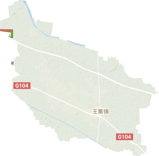 王集镇地形地图