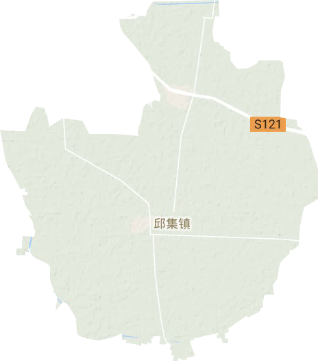 邱集镇地形地图