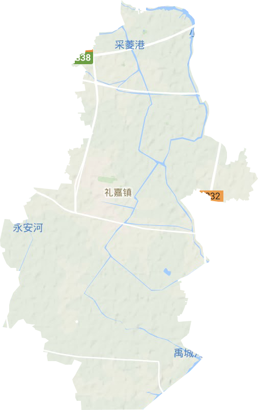 礼嘉镇地形地图