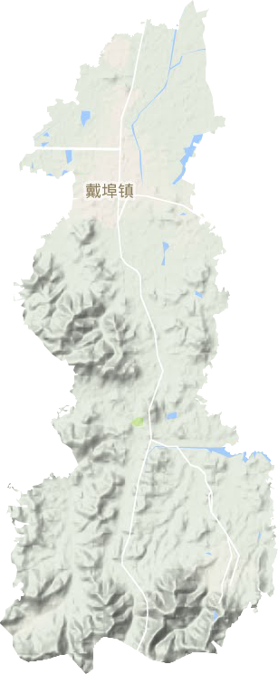 戴埠镇地形地图