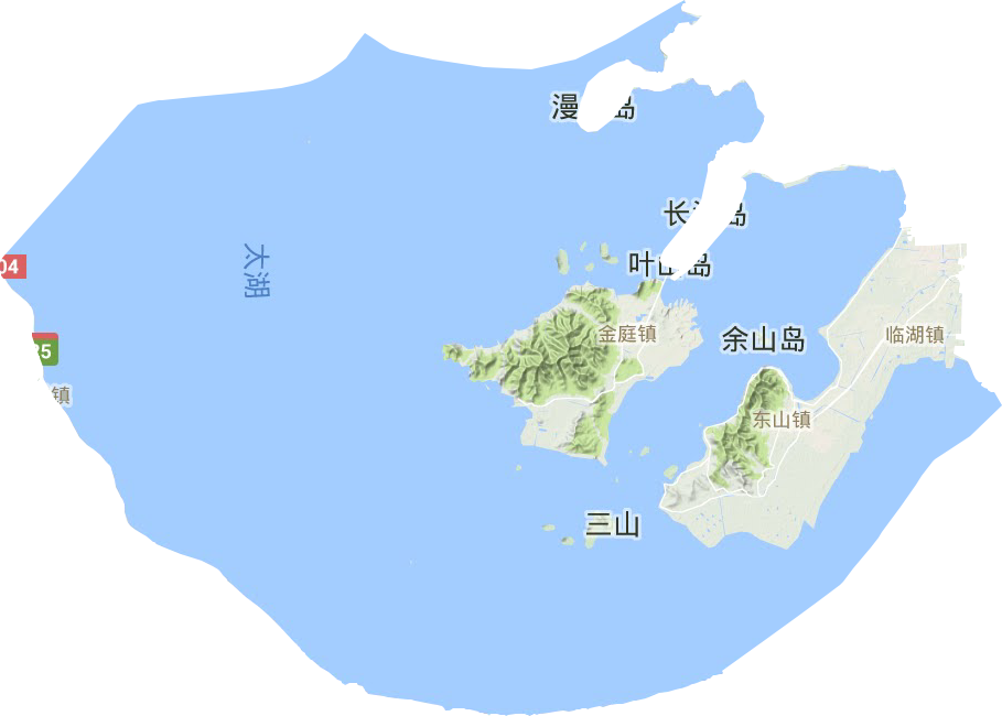 临湖镇地形地图