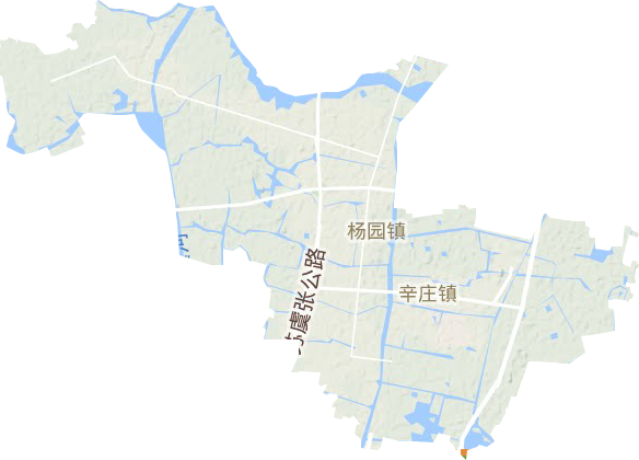 辛庄镇地形地图