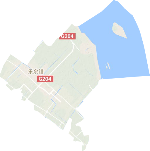 乐余镇地形地图