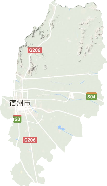 埇桥区地形地图