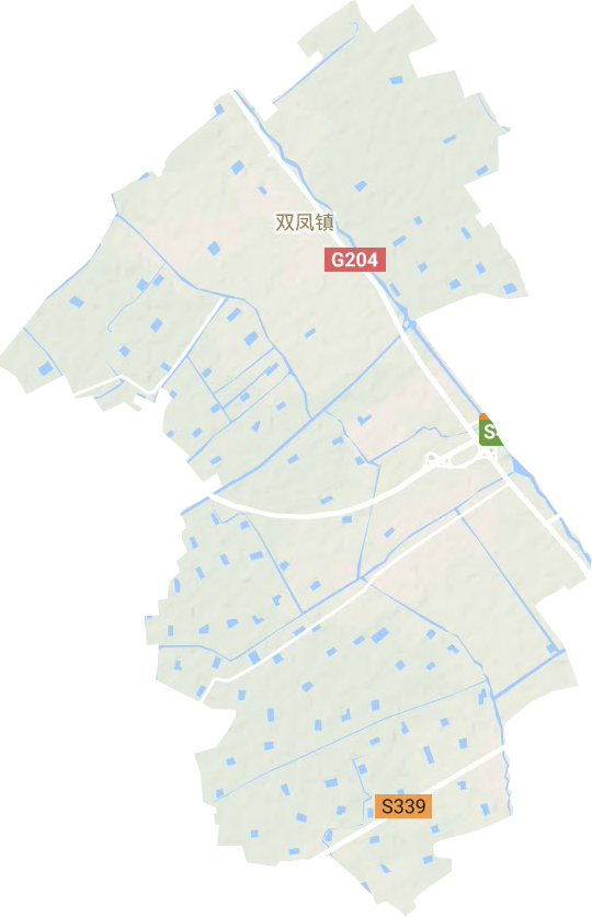 双凤镇地形地图