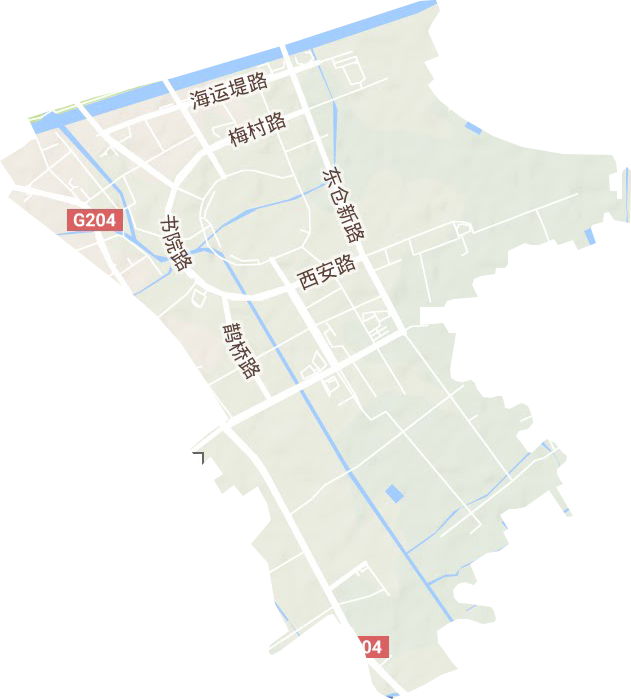 科教新城地形地图
