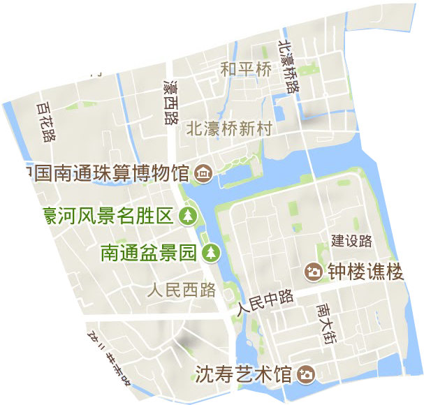 和平桥街道地形地图