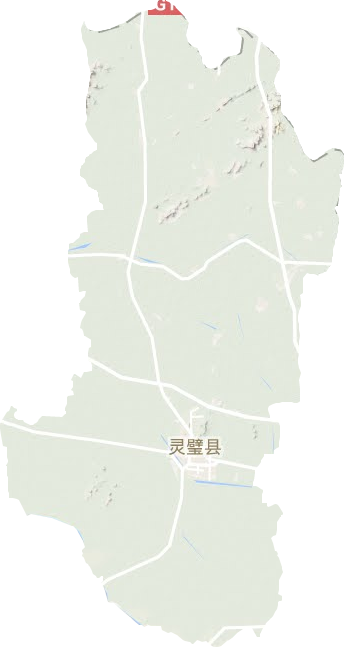 灵璧县地形地图
