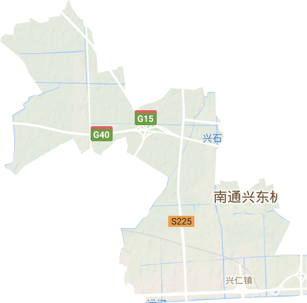 兴仁镇地形地图