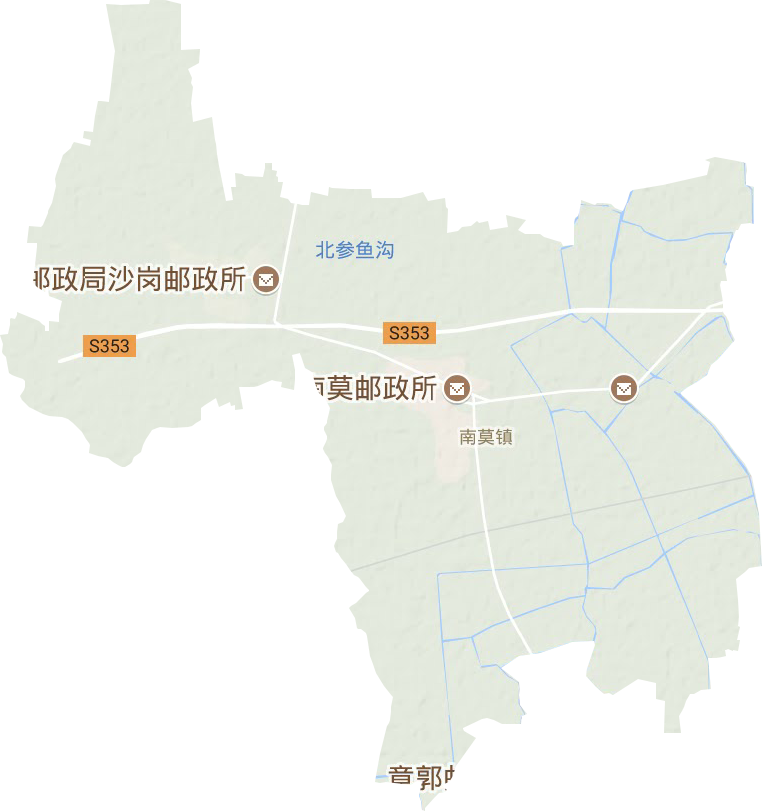 南莫镇地形地图
