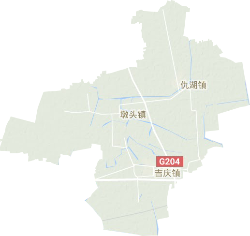墩头镇地形地图