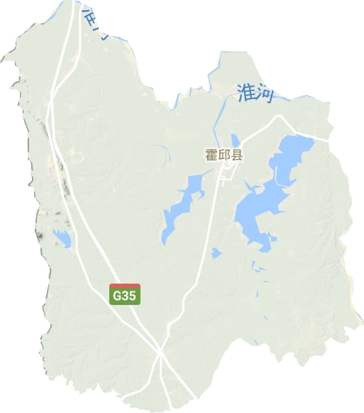 霍邱县地形地图