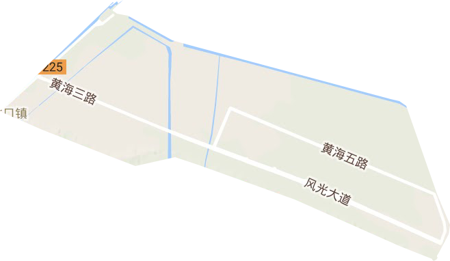 如东沿海经济开发区地形地图