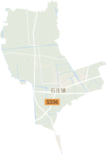 石庄镇地形地图