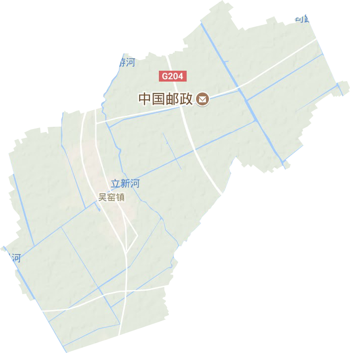 吴窑镇地形地图