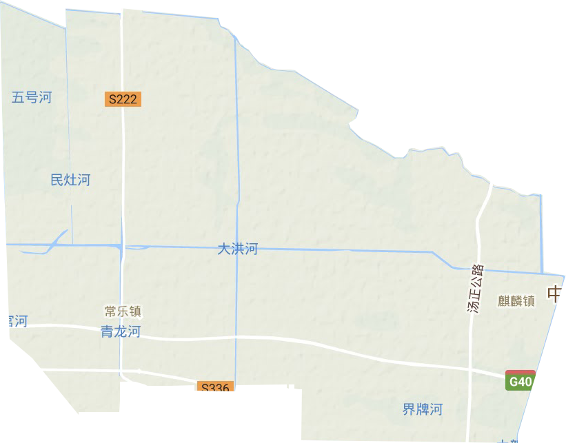 常乐镇地形地图