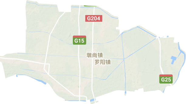 墩尚镇地形地图