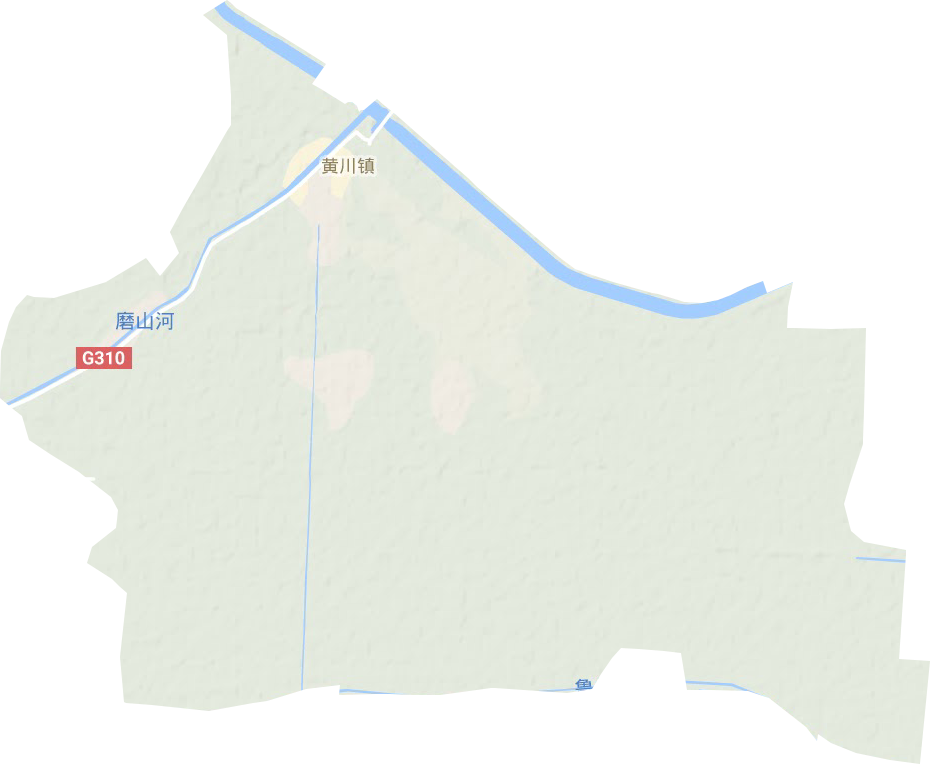 黄川镇地形地图