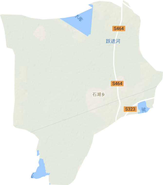 石湖乡地形地图