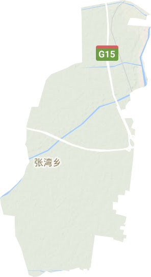 张湾乡地形地图