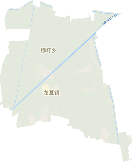 龙苴镇地形地图