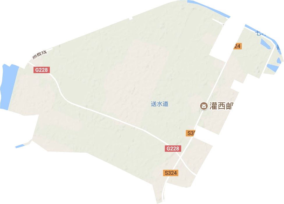 灌西盐场地形地图