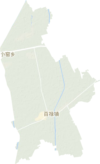 百禄镇地形地图