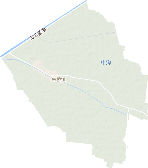 朱桥镇地形地图