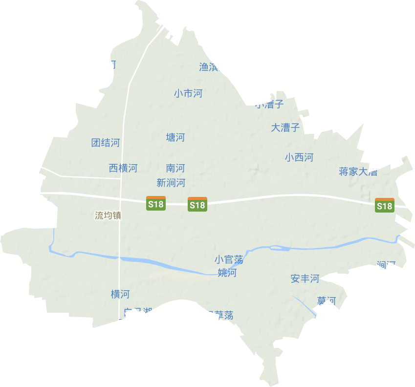 流均镇地形地图