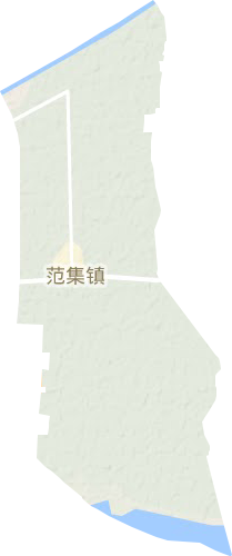 范集镇地形地图