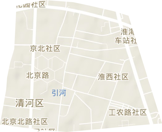 府前街道地形地图