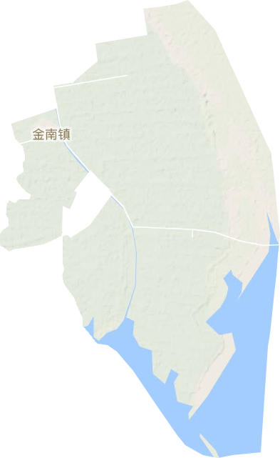 金南镇地形地图