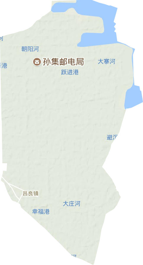 吕良镇地形地图